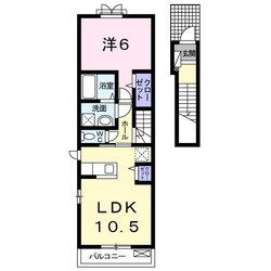 セントポーンズ唐津Aの物件間取画像